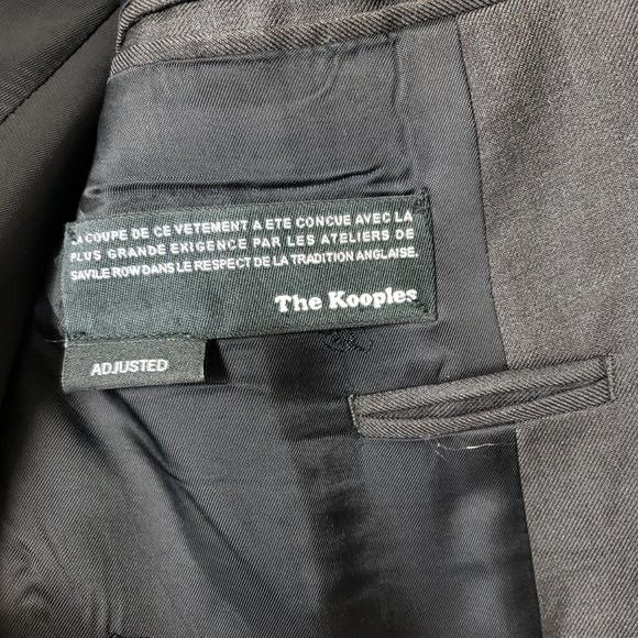 The Kooples Men 100% Fine Wool Suit Jacket Blazer Size EUR 48 USA 39-40 - Picture 6 of 7